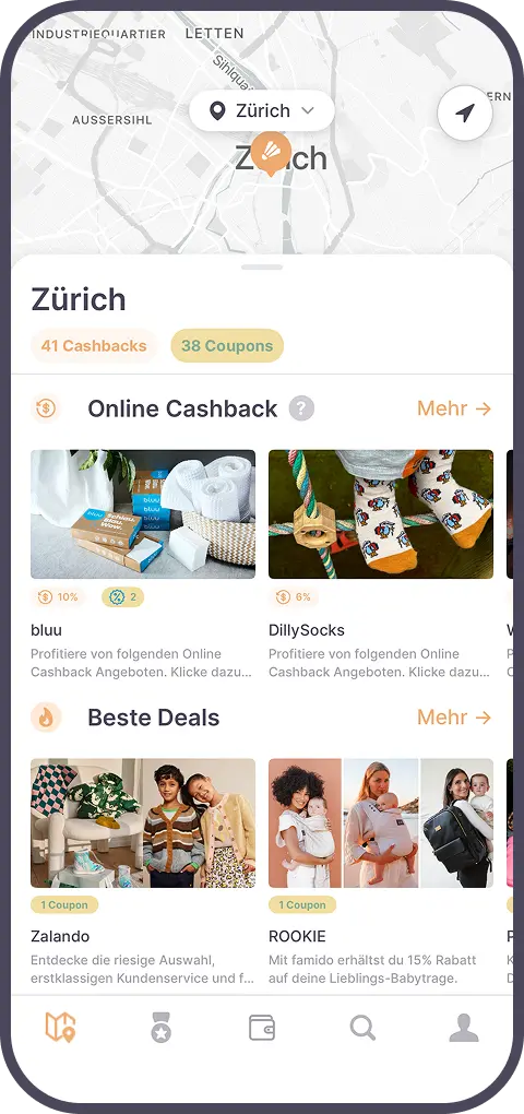 Präsenz in der famido App